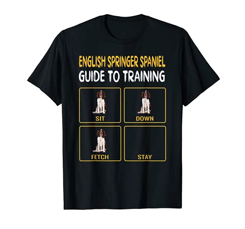 Guía Inglés Springer Spaniel para entrenar la obediencia del perro Camiseta