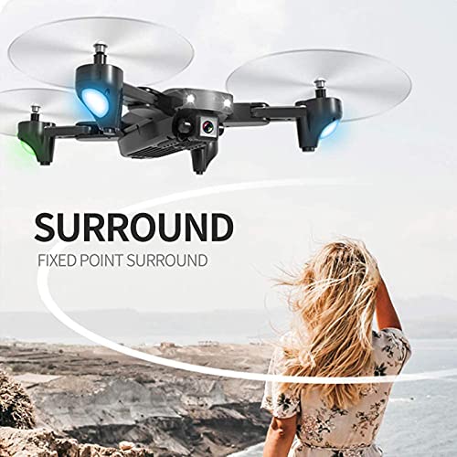 GZTYLQQ GPS RC Drone con cámara HD 1080P Sígueme Retorno automático WiFi FPV Video en Vivo Fotos de Gestos RC Quadcopter para Adultos con 2 baterías y Bolso