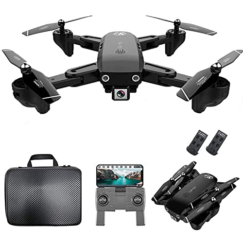 GZTYLQQ GPS RC Drone con cámara HD 1080P Sígueme Retorno automático WiFi FPV Video en Vivo Fotos de Gestos RC Quadcopter para Adultos con 2 baterías y Bolso