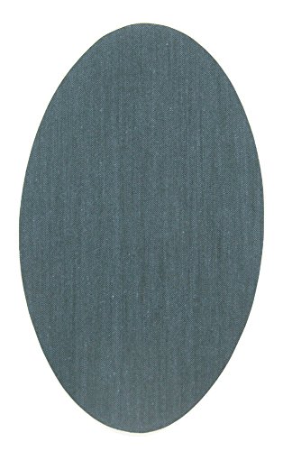 Haberdashery Online 6 Rodilleras Color Gris Oscuro termoadhesivas de Plancha. Coderas para Proteger tu Ropa y reparación de Pantalones, Chaquetas, Jerseys, Camisas. 16 x 10 cm. RP10