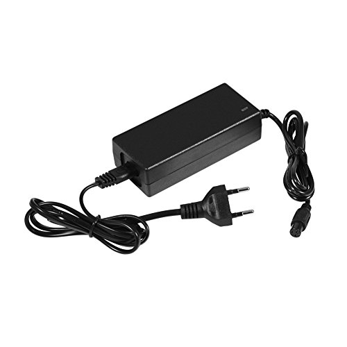 Haofy Adaptador de Corriente DC 42V 2A Batería de Litio para Scooter eléctrico, Cargador Seguro Conector en línea de Puerto DC(EU)