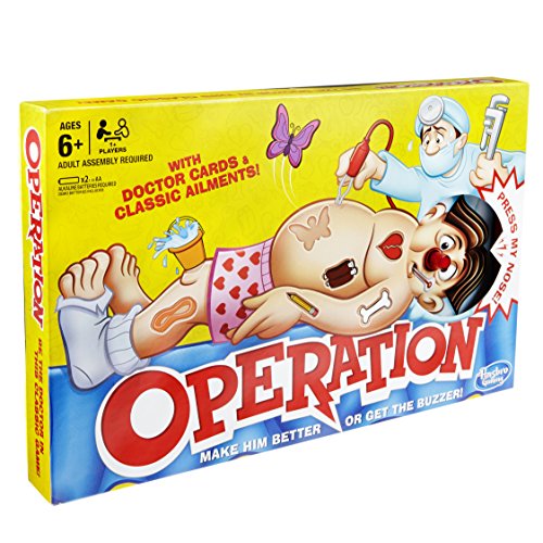 Hasbro B2176348 - Operación (juego de mesa) (versión en inglés)