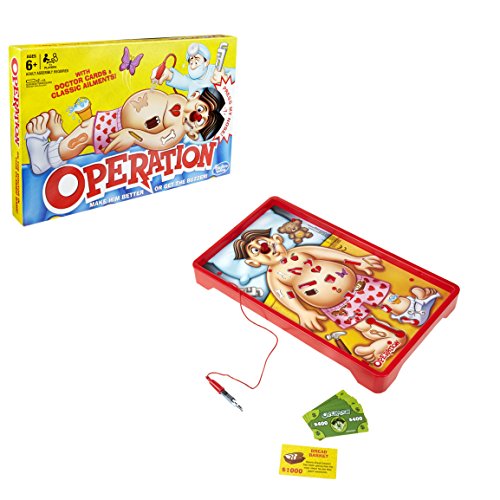 Hasbro B2176348 - Operación (juego de mesa) (versión en inglés)