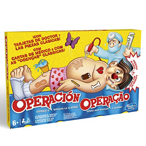 Hasbro Gaming B2176B09 Operación - Juego para niños, 6+ años