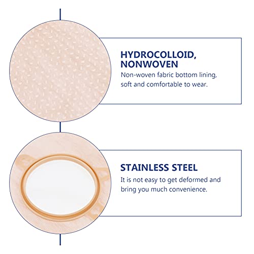 HEALLILY 10 Unidades de Bolsa de Colostomia de Ostoma Abierta Bolsas de Ostoma Escurribles Desechables Bolsas de Ileostoma Carey Bolsas Anales para El Cuidado de Estoma de Ileostoma