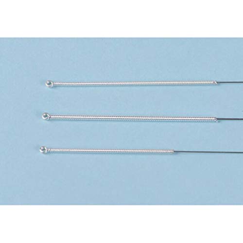 HEALLILY 200 Piezas 0. 25X50mm Agujas de Acupuntura de Acero Inoxidable Desechables para El Dolor de La Pierna de La Aguja de Masaje Aguja de Cuidado de La Salud para Mujeres Hombres