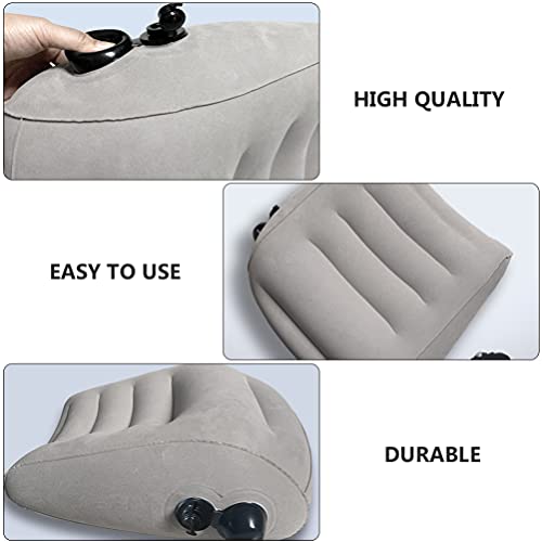 HEALLILY Almohada de Apoyo Lumbar Silla Inflable Cojín Trasero Cómodo Alivio Del Dolor de Descanso de La Cintura con Bolsa de Almacenamiento para Silla de Oficina Asiento de Coche (