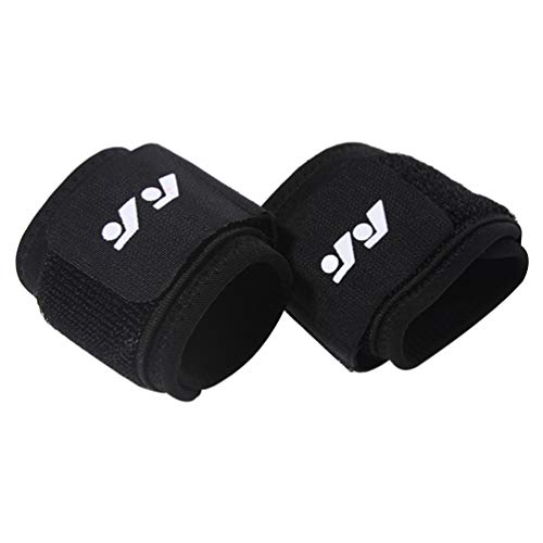 HEALLILY Muñequeras Deportivas Pulsera Creativa Transpirable Suave Vendaje de Baloncesto Soporte de Mano Protector de Muñeca Deportivo para Mujeres Hombres Tenis Fútbol (Negro)