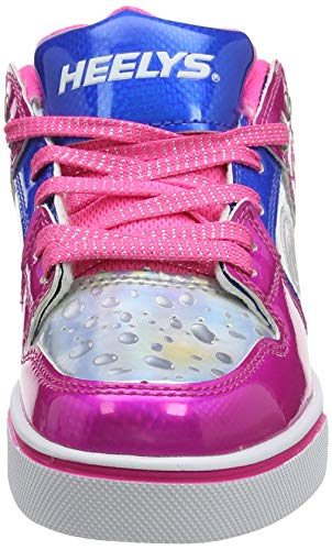 Heelys Motion 2.0 He100587, Zapatillas Niñas, Multicolor (Pink/Silver/Aqua Pink/Silver/Aqua), 34 EU