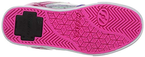 Heelys Motion 2.0 He100587, Zapatillas Niñas, Multicolor (Pink/Silver/Aqua Pink/Silver/Aqua), 34 EU