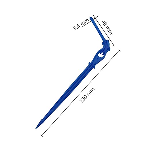 Herramientas de sistema de riego de jardinería Flecha de riego de jardín flecha flecha flecha 3/5 manguera codo caída flecha 12.5 cm Sistema de riego por goteo Dulce de rotura 20 piezas