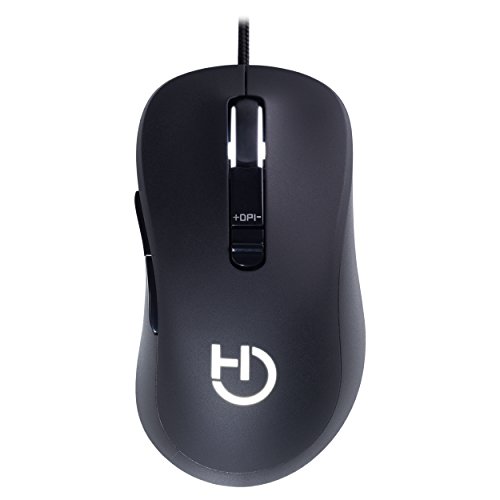 Hiditec Ratón Gaming Alámbrico Blitz - Sensor Profesional IR - 3.500 dpi | Tecnología Gamer OMRON | para Ordenador PC - PS4 - Xbox | Fabricante Español | Incluye Garantía de 2 años