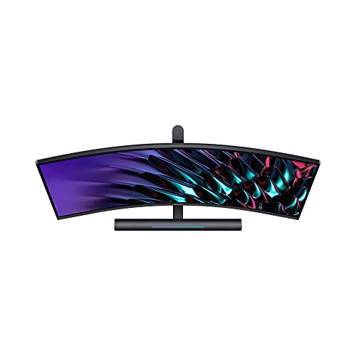 HUAWEI MateView GT 34'' Monitor curvo ultra ancho 1500R, 165Hz, 21:9 WQHD 3440x1440, 3K+, LCD integra barra de sonido con doble altavoz de 5W y control de volumen táctil, Microfonos duales 360º,Negro