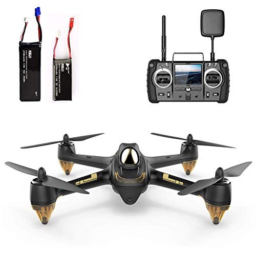 HUBSAN H501S X4 Brushless Drone GPS 1080P HD Cámara FPV Cuadricóptero Sígueme RTH Modo sin Cabeza con H906A Transmisor Negro