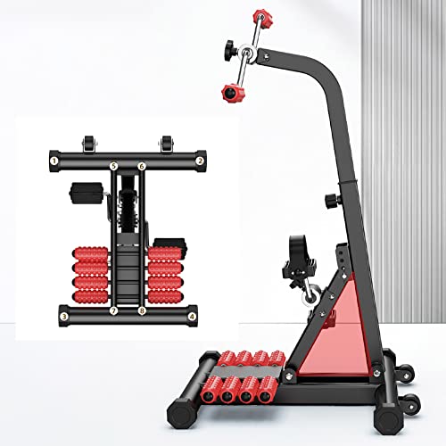 HXFENA Bicicleta estática,Entrenador de Pies y Manos Ajuste para Entrenamiento de rehabilitación de hemiplejía por accidente cerebrovascular,con Masaje y Resistencia Variable