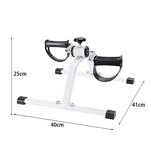 HXFENA Mini Bicicleta Estática, Entrenador De Pies Y Manos con Resistencia Variable, para Entrenamiento De Rehabilitación De Hemiplejía por Accidente Cerebrovascular