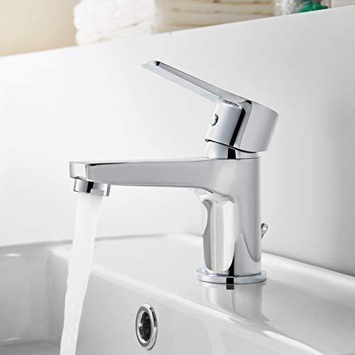 Ibergrif M11357 Grifo de Lavabo con Sistema de Arranque en Frío