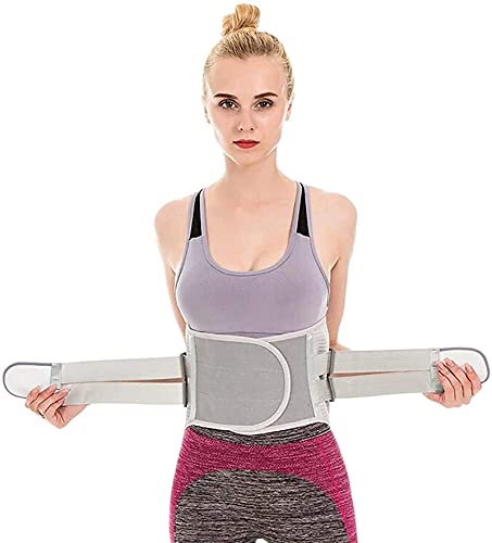 IJNBHU Soporte Lumbar Ajustable para el Dolor de la Columna Lumbar para Hombres y Mujeres para estenosis espinal, ciática, escoliosis, Discos herniados (tamaño: Grande)