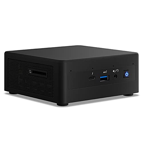 Intel NUC 11 NUC11PAHi7 Home & Business Desktop Mini PC, Intel® Core ™ i7-1165G7 de 4 núcleos, 2.8 GHz - 4.7 GHz Turbo, 8 subprocesos, caché de 12 MB, 16 GB de RAM, SSD PCIe de 512 GB