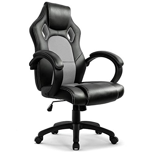 IntimaTe WM Heart Silla Gaming Ergonómica, Silla de Escritorio de Oficina, Racing Silla Computadora, Asiento Giratorio del Escritorio del Ordenador, Silla de Trabajo Ajustable PU