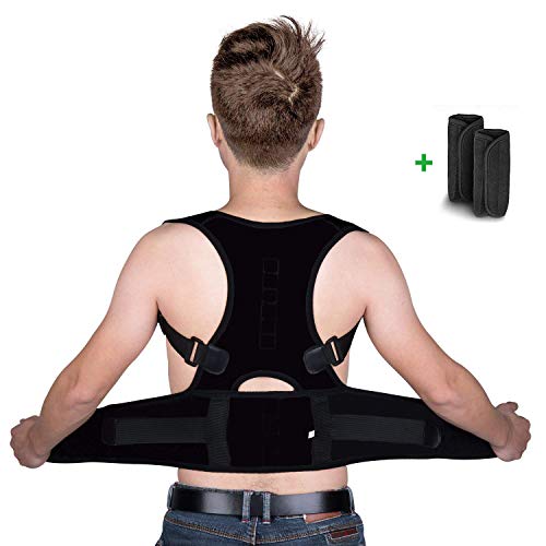 isermeo Corrector de Postura Espalda Recta, Correctores Postural Lumbar Hombro Soporte, Corregir Postura Sentado Enderezar para Mujer e Adolescentes, Posture Corrector Mejora la Joroba, L