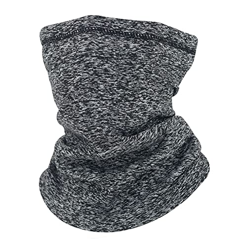 ISOI Braga Cuello con Multifunción, Unisex Bandana Cuello Elástica, Mascarilla Bandana, Calentador de Cuello Ideal para en Invierno Ciclismo, Senderismo, Moto, Pesca(1 Unidad, Gris Oscuro)