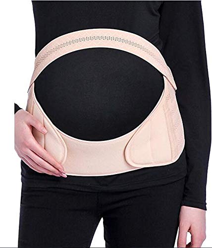 Itian Cinturón de Embarazo - Apoyo Abdominal y Lumbar para Mujeres Embarazadas (Rosa)