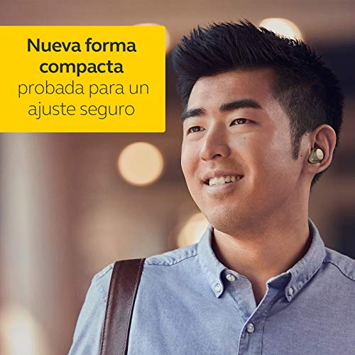 Jabra Elite 75t, Auriculares Bluetooth con Cancelación Activa de Ruido y batería de larga duración, Llamadas y música verdaderamente inalámbricas, Beige Dorado