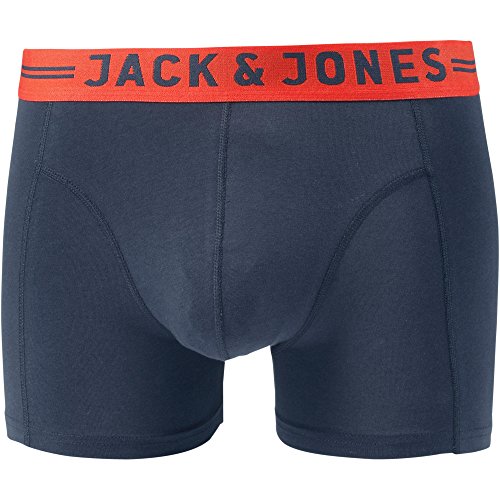 JACK & JONES JACLICHFIELD TRUNKS 3 PACK, Bóxer Hombre, Multicolor (Burgundy), Large