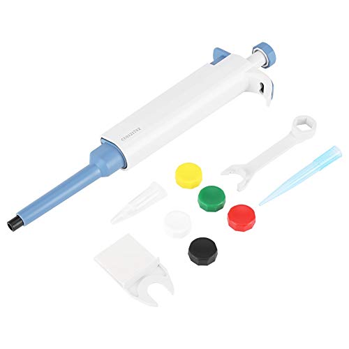 Jadeshay Micropipeta Pipetee el microlitro, Instrumento de la pipeta de un Solo Canal para dosificar, Ajustable,Herramienta de Laboratorio 5~1000ul (Capacidad : M1000)