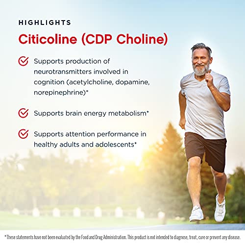 Jarrow Formulas Citicoline CDP Choline 250mg - 120 Cápsulas