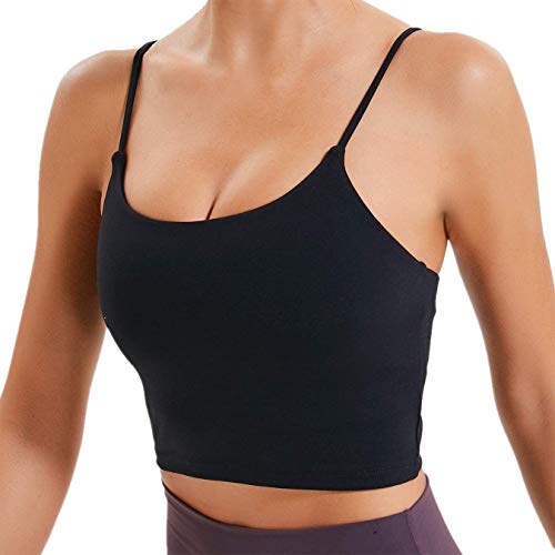 JFAN Camisola para Mujer Sujetador Deportivo para Mujer Fitness Yoga Cuello en U Camiseta sin Mangas Banda elástica Ropa Interior Sujetador sin Costuras para Dormir