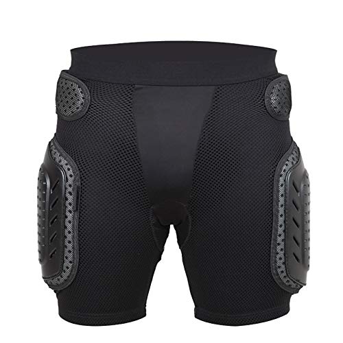 JFF 3D Acolchado Corto Protector De Cadera Butt Pad Ski Skate Snowboard Patinaje Esquí Protección contra Impactos Resistencia A Caídas,M