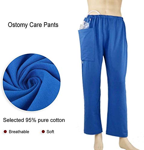 JJZXPJ Braga pañal Pantalones orinar Bolsa de Drenaje Atención a Personas Mayores y Discapacidad - ostomía Tubo Pantalones catéter de la Tienda, XXL (Size : XX-Large)