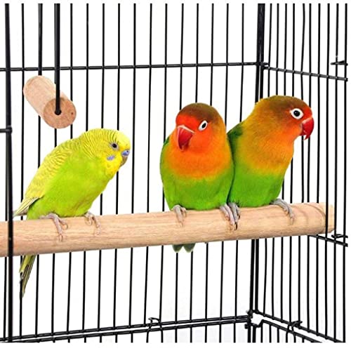 JNXY Jaula De Alambre con 4 Ruedas Productos para Mascotas De Gran Capacidad De 4 Ruedas Parrot Lovebird Pájaro Canarias Jaulas NESTS NESTS PAITHOUSE FEODER Suministros De Aves