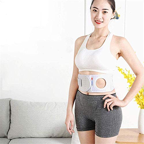 Joyfitness Cinturón para Hernia De Ostomía con Soporte De Estoma, para Bolsa De Colostomía, Carpeta Abdominal con Abertura para Estoma, para Mujeres Y Hombres, Pacientes con Ostomía