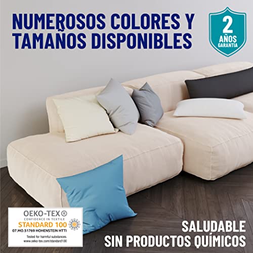 Juego de 2 x Fundas de Almohada 50x70 cm Gris Dreamzie - 100% Algodon Jersey - Funda de Almohada Algodon 50x70 - Funda Cojin para Cama 50x70 - Protector de Almohada