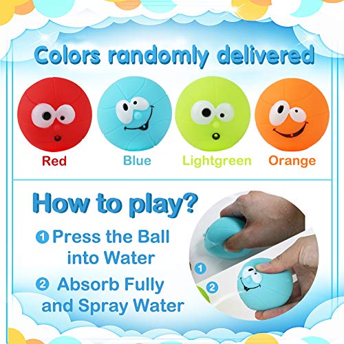 Juguetes Baño Bañera Juegos de Agua Orgsnizador Baño Mini Canasta 5 PCS per Niños 12 Meses+