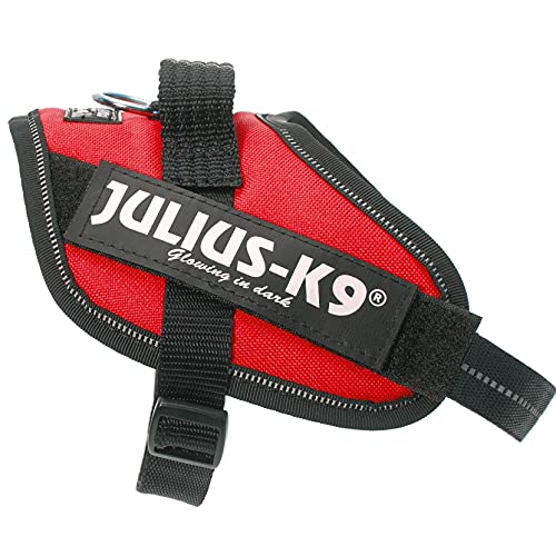 JULIUS-K9 Arnés JULIUS-K9 IDC, Mini-Mini/S, 40–53 cm/22 mm, Rojo, Perro