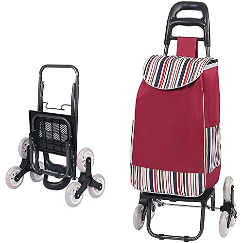 KHXJYC Supermercado Supermercado Compras Carrito Pequeño Trolley Carrito De Compras Portátil Portáaco Ancianos Carrito Carrito Escalera Escalera,#2