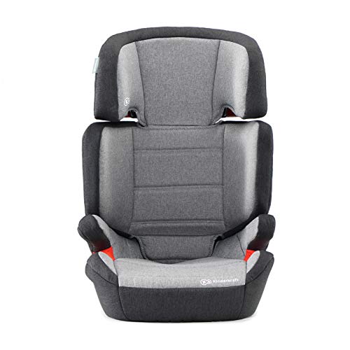 Kinderkraft Silla Coche Isofix JUNIOR FIX, Grupo 2/3, de 15 a 36 Kg, Gris