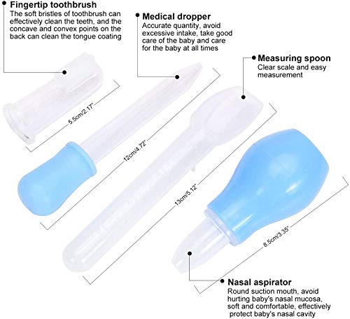 Kit de aseo para bebés de 13 piezas, cuidado infantil para recién nacidos, guardería, cuidado de la salud para niños pequeños, niños, niñas, viajes, uso doméstico, con bolsa de transporte