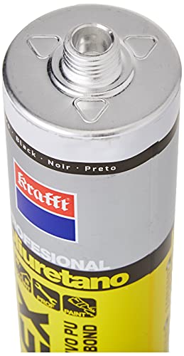 Krafft poliflex-plus - Adhesivo/a poliflexplus poliuretano negro (cartucho 300ml)