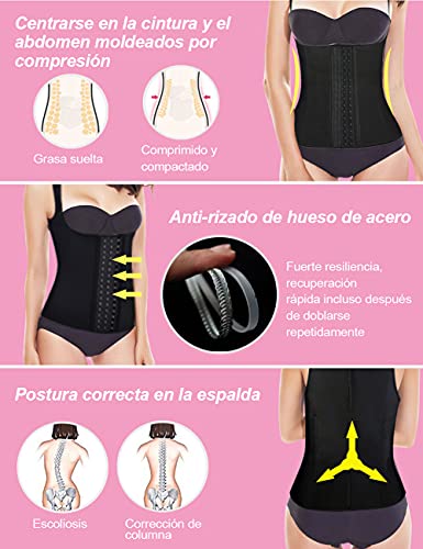 LaLaAreal Fajas Reductoras Corset Cincher Bustiers Corsé Adelgazantes de Cinturón Formación para Body Shaper Mujer