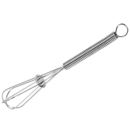 LANTRO JS - 13 cm Batidor Manual de Varillas, Mini Varillas Cocina Acero Inoxidable Barillas Batir Pequeña Batidor de Huevos, Batidor de Alambre para cocina, mezcla, agitación, cocina, horneado