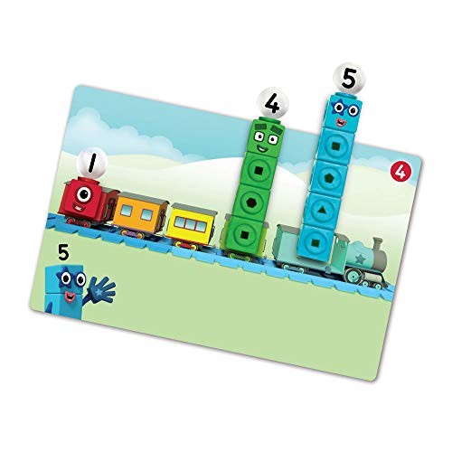 Learning Resources Set de Actividades con Numberblocks Cubos MathLink del 1 al 10, Aprendizaje de matemáticas para Edades tempranas, construye, aprende y Juega en el Aula y casa, niños de 3+ años