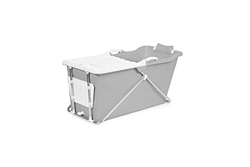 Lifa Bathing Bañera Adulto portatil, Bañera Plegable Plastico, Bañera Ligera fácil de Transportar 50 x 12 cm, 250 L