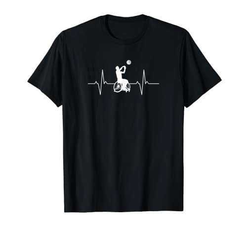 Lifeline heartbeat jugador de baloncesto en silla de ruedas Camiseta