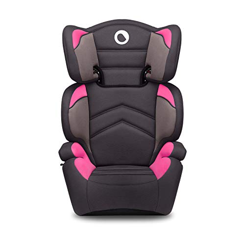 LIONELO Lars silla coche grupo 2-3 para niños 15-36 kg regulación de altura del reposacabezas en 6 niveles montaje con cinturones estructura ImpactGuard