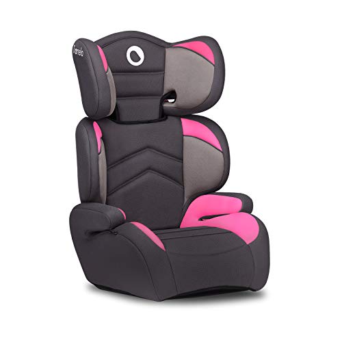 LIONELO Lars silla coche grupo 2-3 para niños 15-36 kg regulación de altura del reposacabezas en 6 niveles montaje con cinturones estructura ImpactGuard